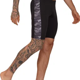 ninq Color Block Men Black Tights-picture-13