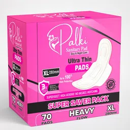 palki Ultra Thin XL Size 12 Hour Protection Sanitary Pads Combo Pack Of 70 Pads Sanitary Pad-picture-27