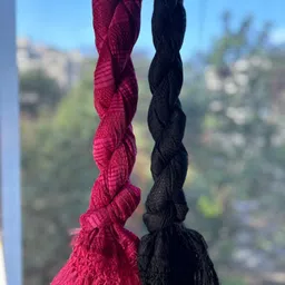 nayerang Lycra Blend Solid Pink Women Dupatta image 2