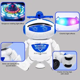 shubhank toys Dancing Robot Toy for Kids | Musical Robot with Lights & 360° Rotating Moves image 4
