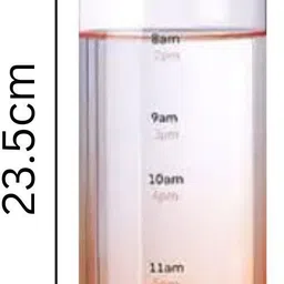 moozico Borosilicate Glass Water Bottles H2O Fridge Water Bottle with Cap, Leak proof 500 ml Bottle image 4