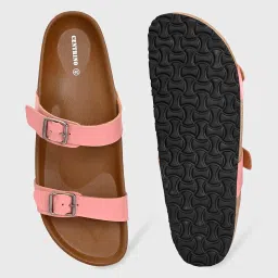 centrino Women's Slipper/Sliders |Pu Padding On The Footbed |Bounce Back Technology | Comfortable & Lightweight |Everyday Flip Flops For Ladies (9227) image 5