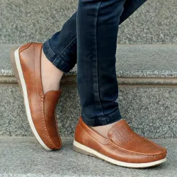 centrino Men's Loafer Shoes | Premium Rubber Sole for Slip-Resistance | Comfortable, Versatile Design for Casual and Formal Wear | Ideal for Everyday Comfort and Style(9821) image 1