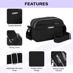 storite Women's Lightweight Crossbody Small Shoulder Bag Cell Phone Purses, Faux Leather Sling Type Bag With Adjustable Strap - (22x11x15 Cm) image 2