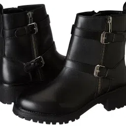 allen solly Women's Women Mid-Top 2 inch Block Heeled Regular Boots image 2