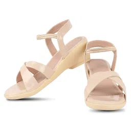mosac Women's/Girls Stylish & Comfortable Wedge Platform Heel Sandals for Women & Girls image 4