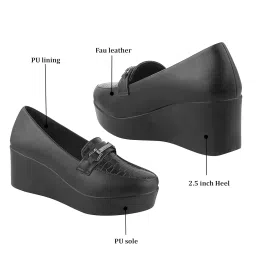 the white pole Stylish Alluring Loafer Comfortable Formal & Casual Shoes for Girls & Women image 3