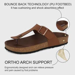 centrino Men's Cushion Sliders/Slippers | PU Padding on the Footbed | Bounce Back Technology | Comfortable & LightWeight | Waterproof & Everyday Flip Flops for Gents (7314) image 3