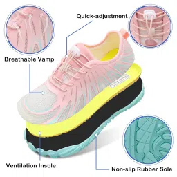 scurtain Unisex Mens Womens Athletic Hiking Water Shoes Quick Dry Barefoot Aqua Shoes Swim Shoes Beach Shoes with Drainage image 3