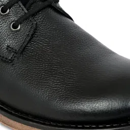 allen cooper Genuine Premium Leather Luxury Memory Foam High-Top Ankle Boots Shoes For Men(962|Black|Size-6,7,8,9,10) image 4