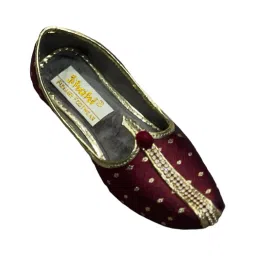 shahi punjabi footwear Kids Boy Punjabi Jutti Mojadi for Sherwani, Wedding Traditional Juti image 2