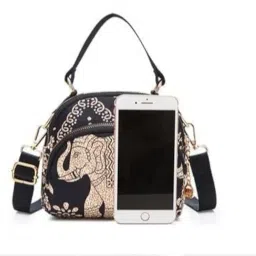 banqlyn Small Crossbody Purses and Handbags for Women,Multi Pocket,Multipurpose Shoulder Bag Crossbody Bag for Girls Women’ s Totes,Black colour bag/Premium solder bag/Premium women bag image 3
