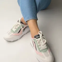 shoetopia Women Lace Up Sneaker Shoes image 1