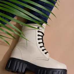 shoetopia Women Lace-Up Boots image 3