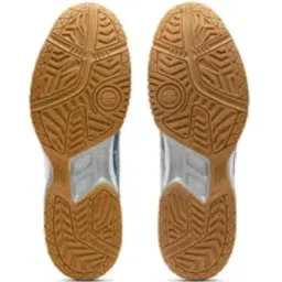 asics Gel-COURTMOV+ Mens Badminton Shoe - Glow Yellow/Rust image 4