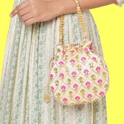 lavie Women's Amara Round Potli | Ladies Purse Handbag image 1