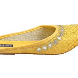 shree ol Latest Stylish Rajasthani Jaipuri Belly Juti for Women and Girls image 2