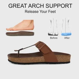 centrino Men's Cushion Sliders/Slippers | PU Padding on the Footbed | Bounce Back Technology | Comfortable & LightWeight | Waterproof & Everyday Flip Flops for Gents (7314) image 1