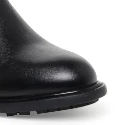 bruno manetti Women's Slipon Both Side Elastic Ankle Length Comfort Mid Top Chelsea Flat Boots image 4