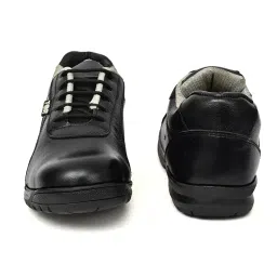 tor Men's Industrial Genuine Leather Safety Shoes - Steel Toe, Lightweight (Black) image 3