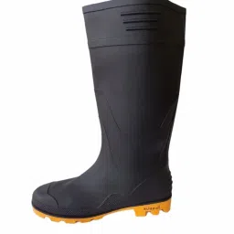altruist Men's Black Safety Gumboots Shoes image 2