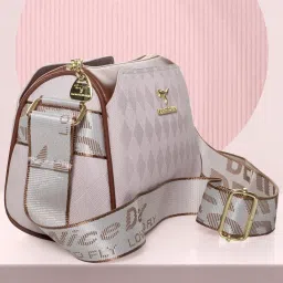 ketmart Crossbody Bags for Women Small Crossbody Purse Trendy PU Leather Crossbody Bag Shoulder Bag for Travel Work Party (Color_White) image 1