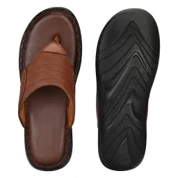 g walk Leather Casual SandalComfortable Slip On Sandal and Slipper For Men & Boys image 5