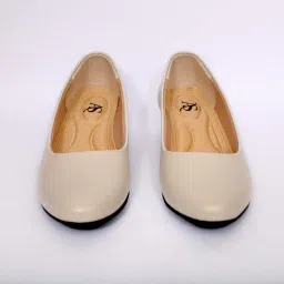 anita sarees Women Stylish Formal Wedges Heel Ballet Flats | Casual, Formal and Office Comfortable Belly Shoes Trendy Slip On Ballerina Shoes for Women and Girls, 1 Pair image 4