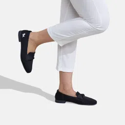 neeman's Knit Grace Loafers for Women | Breathable Knit Upper, Cushioned Sole | Lightweight, Flexible Shoes for Everyday Comfort image 3