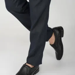 leacom Men's Formal Shoes Moccasin Business Casual Walking Dress Loafer Shoes for Men | Provide Comfort & Stylish | Perfect for Formal Wear, Business Casual, and Parties Black image 1