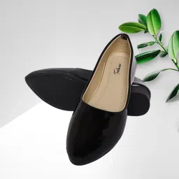 todhwear Women's Classic Ballet Flats, Slip-On Formal Shoes, Low Block Heel, office casual footwear image 2