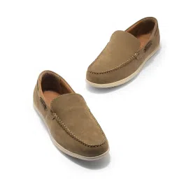 woodland Men Leather Loafers image 2