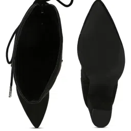 truffle collection Women's ST-1180 Black Suede Boots image 3