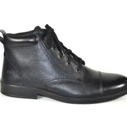 tsf KIM-33 Black Formal Boot Real Genuine Leather Lightweight Sole image 3