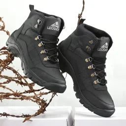 leo's fitness shoes Mens Antislip Hiking Boots For Mountaineering, Trekking & Other Outdoor Activities image 1