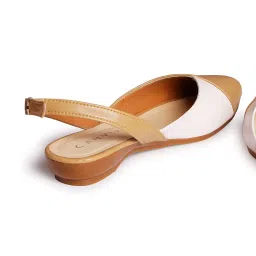 canvi - take change to make change CANVI Stylish | Fancy | Comfortable Women's Ethnic Flats Sandals for Women and Girl, Synthetic Leather Sandals Casual Summer Beach Shoes Sandal image 4