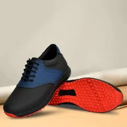 hitcaro Golf Shoe | Light Weight | Waterproof | Black/Brown/Blue/White/Red | Golf Shoe with LACE UP image 1