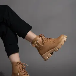 creattoes Premium Lace-Up Boots for Women & Girls – Fashionable, All-Day Comfort, Perfect for Casual & Outdoor Wear | CR39 image 3