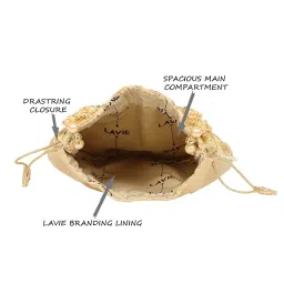 lavie Women's Amara Round Potli | Ladies Purse Handbag image 4