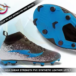 graftex CR7-JJ Ronaldo Ankle PU Soccer/Football Shoes for Men by Flying High India image 4