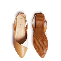 canvi - take change to make change CANVI Stylish | Fancy | Comfortable Women's Ethnic Flats Sandals for Women and Girl, Synthetic Leather Sandals Casual Summer Beach Shoes Sandal image 1