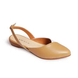 canvi - take change to make change CANVI Stylish | Fancy | Comfortable Women's Ethnic Flats Sandals for Women and Girl, Synthetic Leather Sandals Casual Summer Beach Shoes Sandal image 2