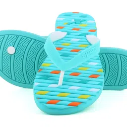 sparx Women SFL-2057 Sea Green White Flip Flops (SF2057LSGWH0007) image 1