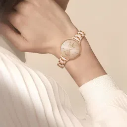 carlington Iconic Analog Watches for Women with Premium Stainless Steel Strap - CT 2038 image 4