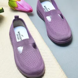 urjo Womens Knit-27 Women's Lightweight Walking Shoes Super Casual Running for Everyday Wear Shoe for Women by Welcome Walking Shoe image 1