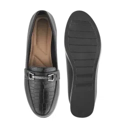 the white pole Stylish Alluring Loafer Comfortable Formal & Casual Shoes for Girls & Women image 5