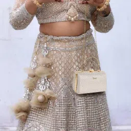 exotic Women starelipse Bridal clutch Type Sling bag image 2