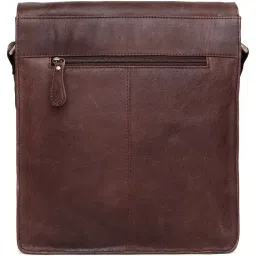 wildhorn Genuine Leather Sling Messenger Bag | Stylish, Functional & Spacious | Buckle Closure | Adjustable Strap | 1-Year Warranty image 5