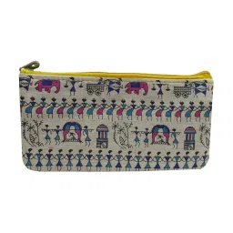 purple pink Warli Print Pouch Potli Bags For Return Gifts For Women Potli Purse for Return Gifts, Mehandi, Potli Pouches for Baby Shower, Potli Bags for Gifting Haldi, Wedding image 4