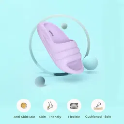 yoho Dolphy EVA Sliders For Women | Anti-slip sole | Sweat free | Super flexible image 1